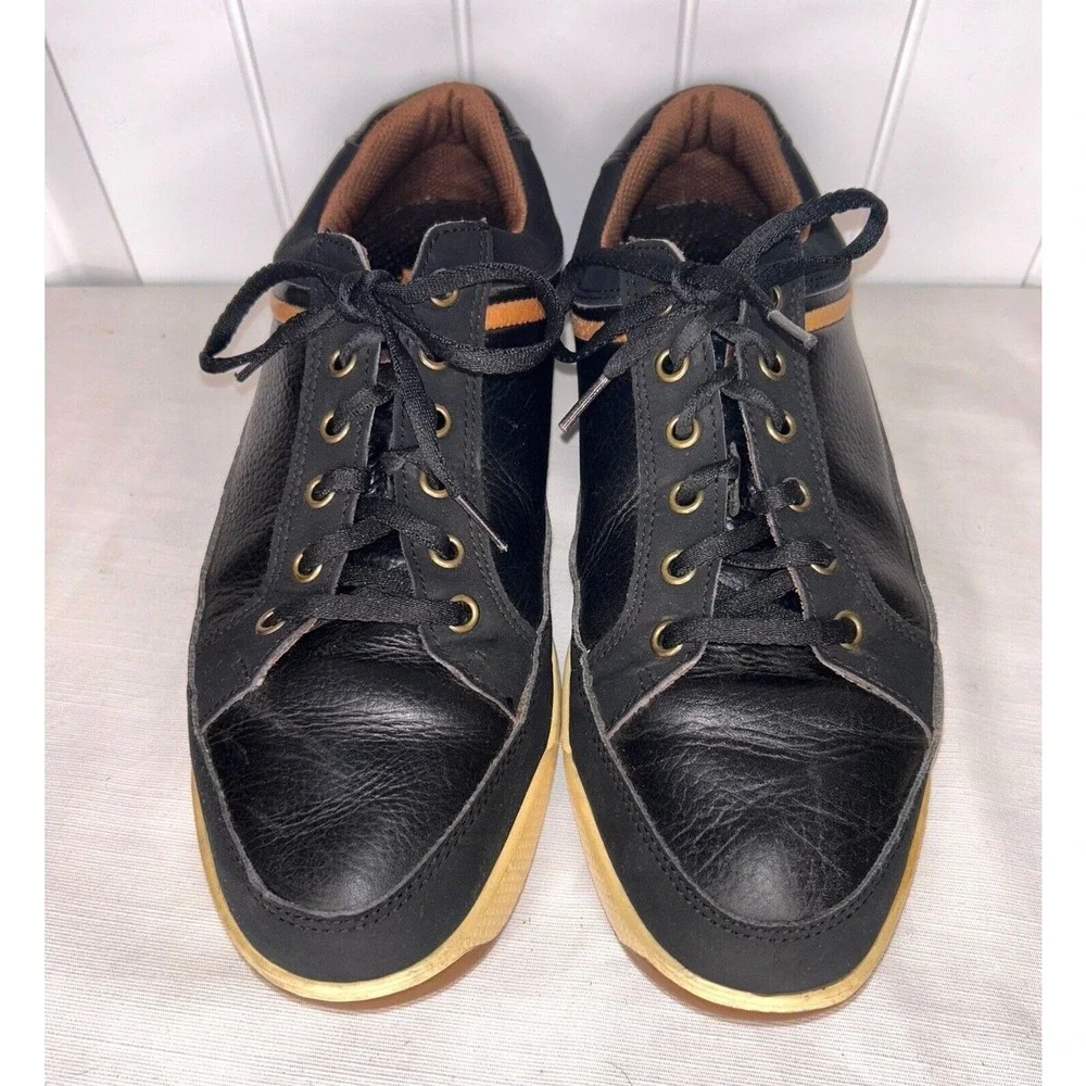 Footjoy Contour Casual 54284 Men's Black Low Top Spikeless Golf Shoes Sz 9M